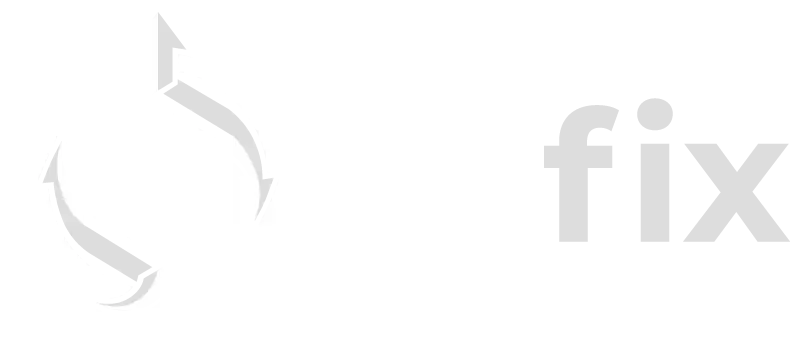 IGfix Zerbitzuak. Logo blanco